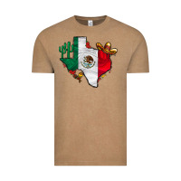 Vintage Coffee mexica texas Vintage Tee - CowhideDigitalArt
