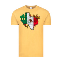 Vintage Mustard mexica texas Vintage Tee - CowhideDigitalArt