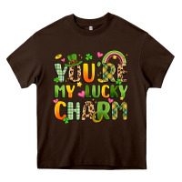 Chocolate Brown you're my lucky charm Heavy Core Tee - Artiststas