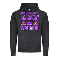 Vintage Black Domestic Violence Warrior Afro Gnomes Vintage Hoodie - texasbilliewilder