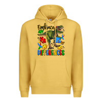 Antique Gold embrace differences Premium Hoodie - Artiststas