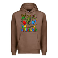 Chestnut embrace differences Premium Hoodie - Artiststas