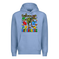 Colony Blue embrace differences Premium Hoodie - Artiststas
