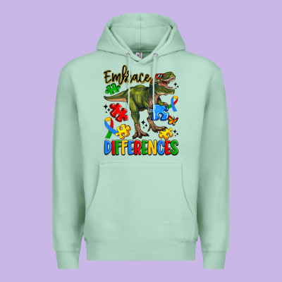Embrace Differences Premium Hoodie Designed By Artiststas