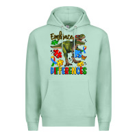 Seafoam embrace differences Premium Hoodie - Artiststas
