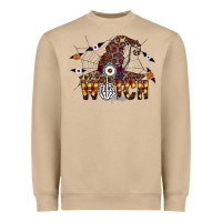 Mushroom Witch Please Heavyweight Sweatshirt - CowhideDigitalArt