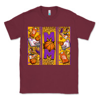 Burgundy basketball mom Classic Tee - Jasminsmagicworld