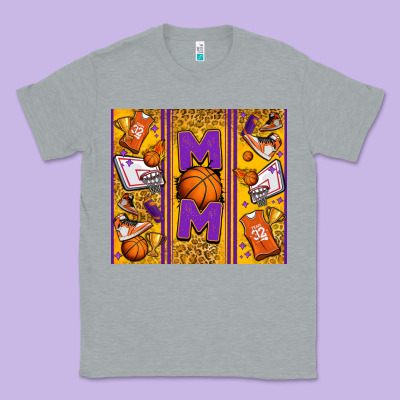 Basketball Mom Classic Tee Designed By Jasminsmagicworld