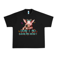 Black don't go bacon my heart Urban Heavy Tee - CowhideDigitalArt