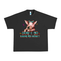 Pigment Black don't go bacon my heart Urban Heavy Tee - CowhideDigitalArt