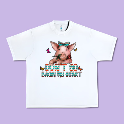 Don't Go Bacon My Heart Urban Heavy Tee Designed By Cowhidedigitalart