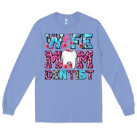 Colony Blue Wife Mom Dentist With Tooth And Floss Long Sleeve Tee - AdoDesignShop