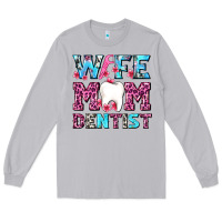Moon Dust Wife Mom Dentist With Tooth And Floss Long Sleeve Tee - AdoDesignShop