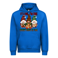 Cobalt It's fine i'm fine everything is fine Urban Hoodie - NancyCooperArtShop