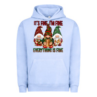 Pigment Grape Ice It's fine i'm fine everything is fine Urban Hoodie - NancyCooperArtShop