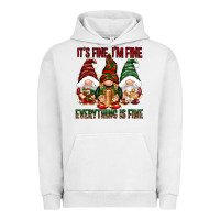 Pigment Lunar Rock It's fine i'm fine everything is fine Urban Hoodie - NancyCooperArtShop
