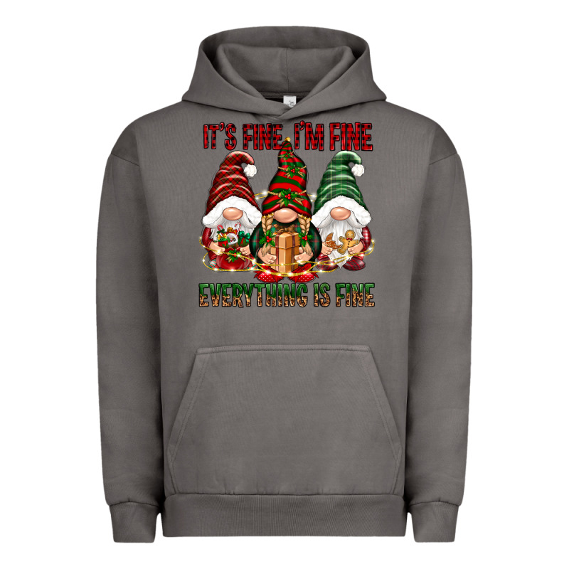 It's Fine I'm Fine Everything Is Fine Urban Hoodie by NancyCooperArtShop | Teevron