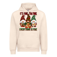 Sandshell It's fine i'm fine everything is fine Urban Hoodie - NancyCooperArtShop