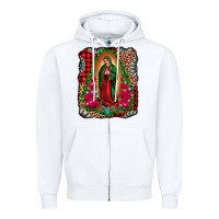 Our Lady Of Guadalupe Christmas Zipper Hoodie | Teevron
