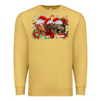 Antique Gold christmas horses Premium Sweatshirt - MaliasSmallBusiness