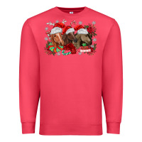 Cardinal christmas horses Premium Sweatshirt - MaliasSmallBusiness