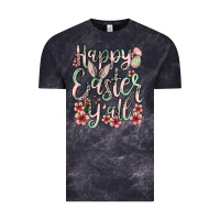 Cloud Black Easter Day Happy Easter y'all Vintage Tee - OliviaCreatesArt