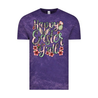 Cloud Purple Easter Day Happy Easter y'all Vintage Tee - OliviaCreatesArt