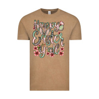 Vintage Coffee Easter Day Happy Easter y'all Vintage Tee - OliviaCreatesArt
