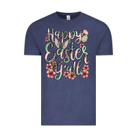 Vintage Denim Easter Day Happy Easter y'all Vintage Tee - OliviaCreatesArt