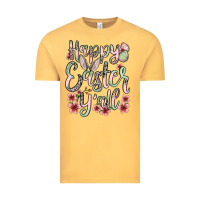Vintage Mustard Easter Day Happy Easter y'all Vintage Tee - OliviaCreatesArt