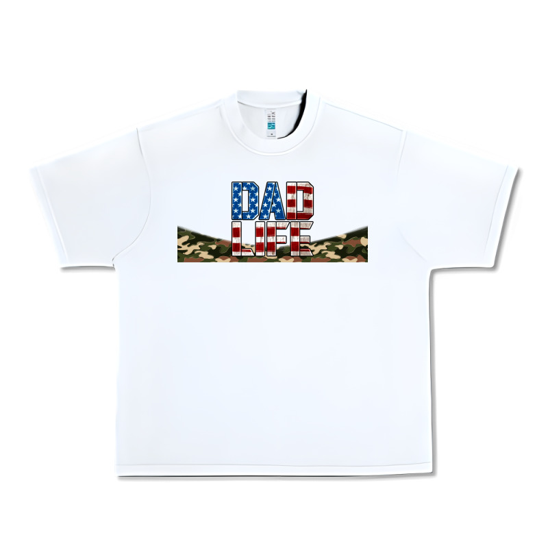 Patriotic Dad Life 16oz Libbey Cup Urban Heavy Tee by HRA Design Shop | Teevron