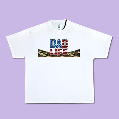 Patriotic Dad Life 16oz Libbey Cup Urban Heavy Tee Designed By Hra Design Shop
