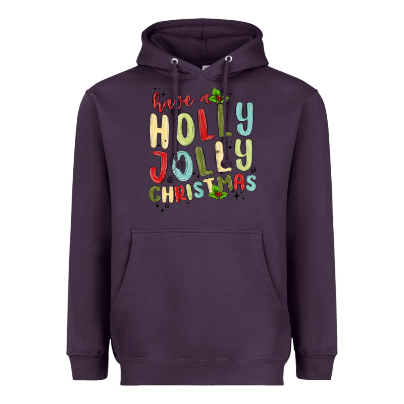 Have A Holly Jolly Christmas Heavyweight Hoodie by MaliasSmallBusiness | Teevron