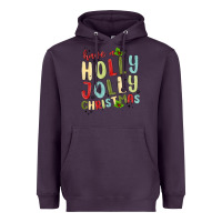 Plum have a holly jolly christmas Heavyweight Hoodie - MaliasSmallBusiness