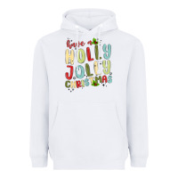 White have a holly jolly christmas Heavyweight Hoodie - MaliasSmallBusiness