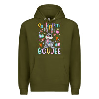 Army Green so hoppin boujee Premium Hoodie - Artiststas