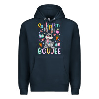 Navy so hoppin boujee Premium Hoodie - Artiststas