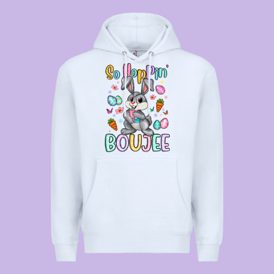 So Hoppin Boujee Premium Hoodie Designed By Artiststas