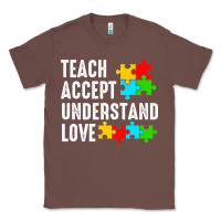 Chestnut Teach Accept Understand Love Classic Tee - CowhideDigitalArt