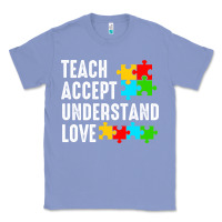 Colony Blue Teach Accept Understand Love Classic Tee - CowhideDigitalArt