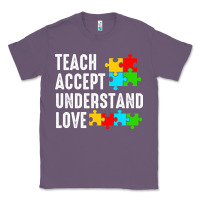 Lavender Teach Accept Understand Love Classic Tee - CowhideDigitalArt