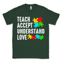 Sports Green Teach Accept Understand Love Classic Tee - CowhideDigitalArt