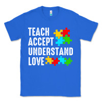 True Royal Teach Accept Understand Love Classic Tee - CowhideDigitalArt