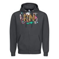 Smoke Western Registered Nurse Zipper Hoodie - LillyAllenDesigns