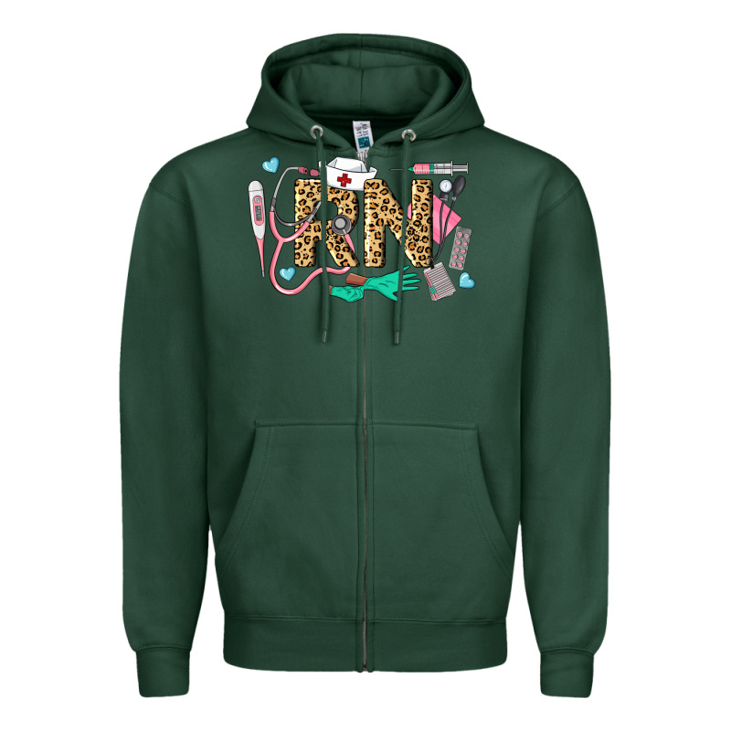 Western Registered Nurse Zipper Hoodie by LillyAllenDesigns | Teevron