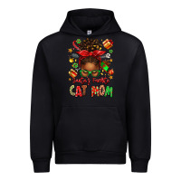 Black santas favorite cat mom Urban Hoodie - texasbilliewilder