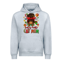 Heather Grey santas favorite cat mom Urban Hoodie - texasbilliewilder