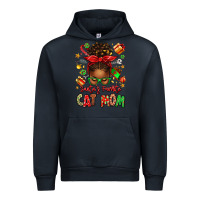 Navy santas favorite cat mom Urban Hoodie - texasbilliewilder