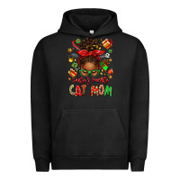 Pigment Black santas favorite cat mom Urban Hoodie - texasbilliewilder