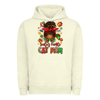 Pigment Pistachio santas favorite cat mom Urban Hoodie - texasbilliewilder